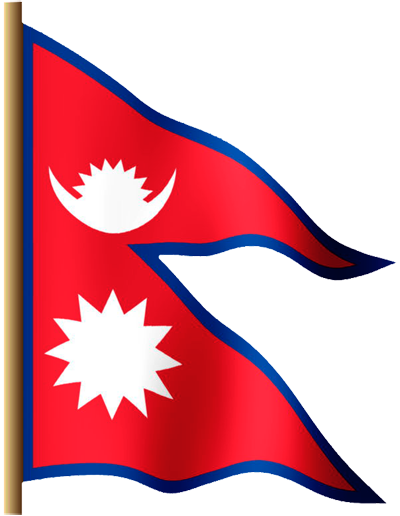 Nationalflagge Nepal