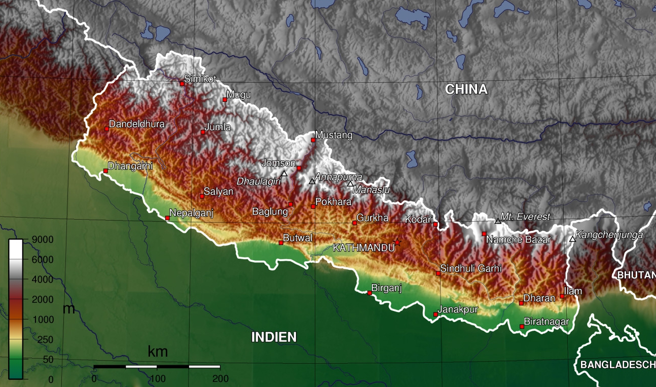 Topografische Karte
